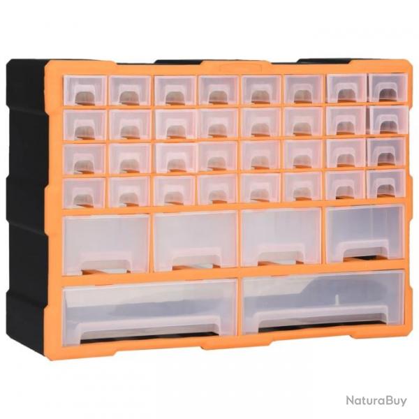 Organisateur multi-tiroirs avec 40 tiroirs 52x16x37,5 cm