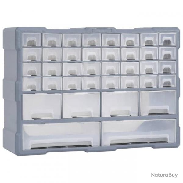 Organisateur multi-tiroirs avec 40 tiroirs 52x16x37,5 cm 147578