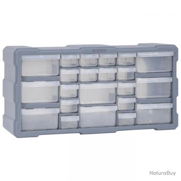 Organisateur multi-tiroirs avec 22 tiroirs 49x16x25,5 cm 147584