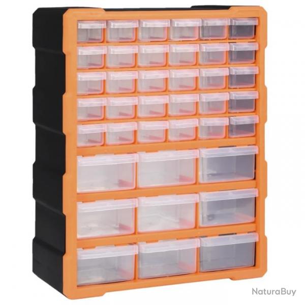 Organisateur multi-tiroirs avec 39 tiroirs 38x16x47 cm 147585