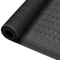 voile Filet brise-vue Anthracite 1x25 m PEHD 75 g/m² 149264