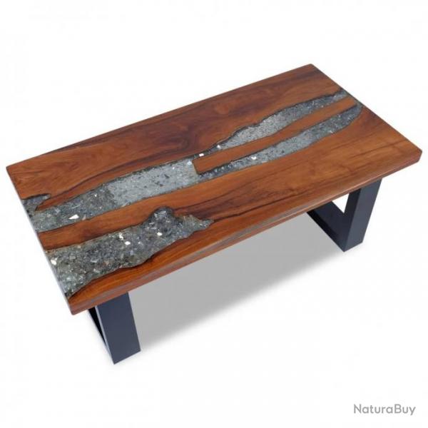 Table basse Teck Rsine 100 x 50 cm 243467