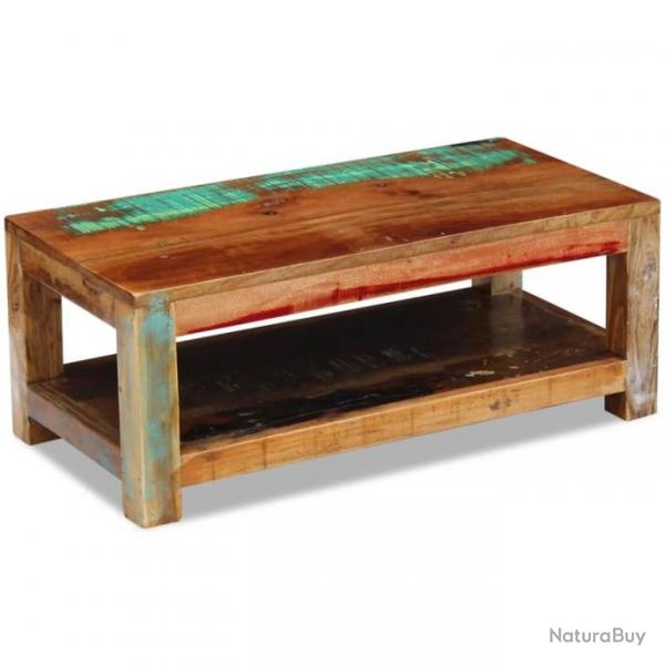 Table basse Bois de rcupration massif 90 x 45 x 35 cm 243322