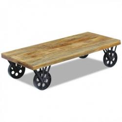 Table basse en bois de manguier 120 x 60 x 30 cm 243335