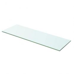 Panneau d'étagère Verre transparent 60 x 15 cm 243823