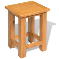 Table d'appoint 27 x 24 x 37 cm Bois de chêne massif 244207