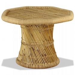 Table basse octogonale Bambou 60 x 60 x 45 cm 244219