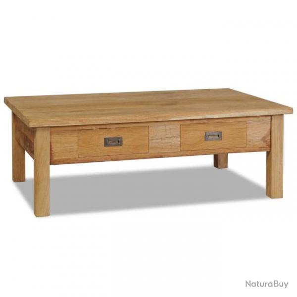 Table basse Teck massif 100 x 60 x 35 cm 244483