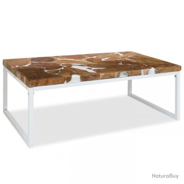 Table basse Teck Rsine 110 x 60 x 40 cm 244553