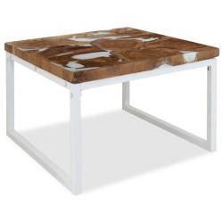 Table basse Teck Résine 60 x 60 x 40 cm 244554