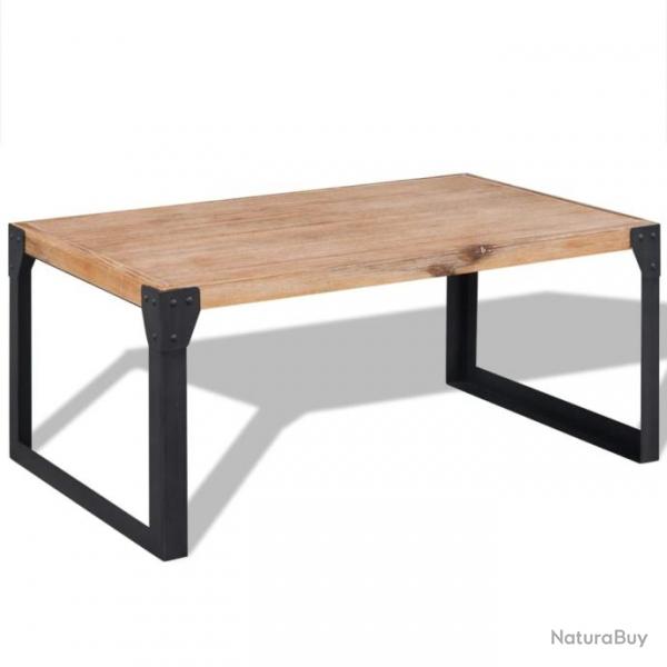 Table basse Bois d'acacia massif 100 x 60 x 45 cm 243914