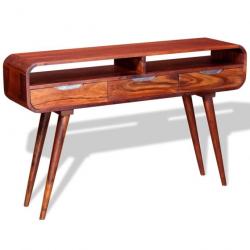 Table console Bois massif de Sesham 120 x 30 x 75 cm 243951