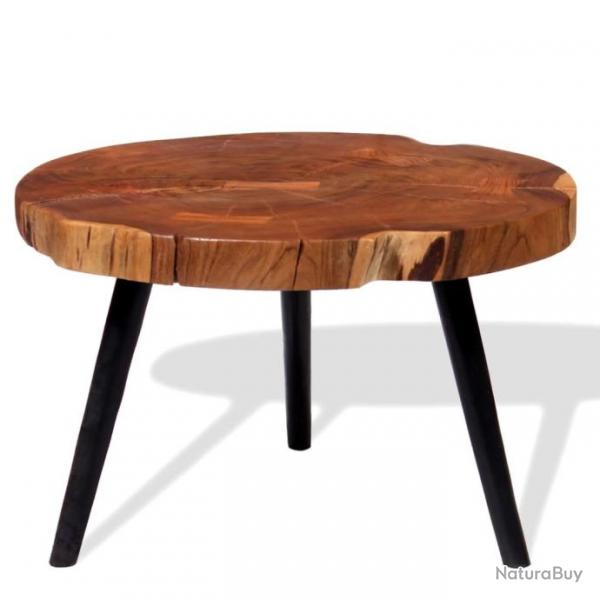 Table basse Bois d'acacia massif (55-60) x 40 cm 243957