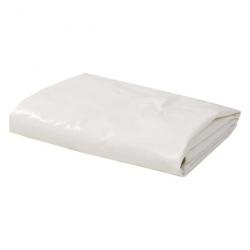 Bâche 650 g / m² 4 x 8 m Blanc 43847