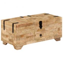 Table basse Bois de manguier massif 80 x 40 x 35 cm 247327