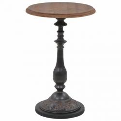 Table d'appoint Bois de sapin massif 40 x 64 cm Marron 246125