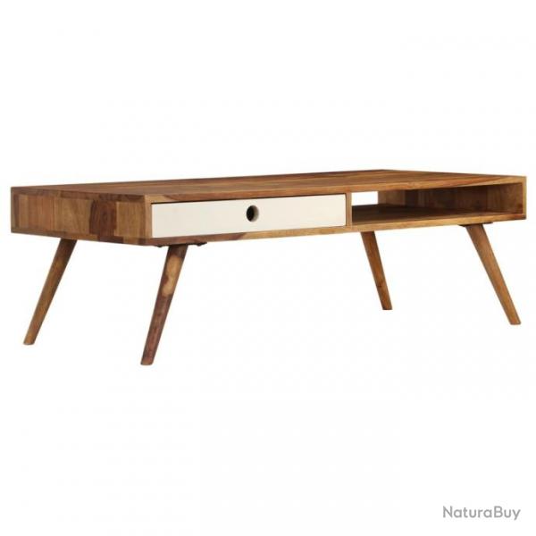 Table basse 110 x 50 x 35 cm Bois de Sesham massif 246223