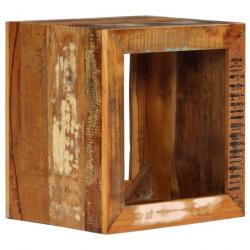 Tabouret 40x30x40 cm Bois de récupération solide 246270