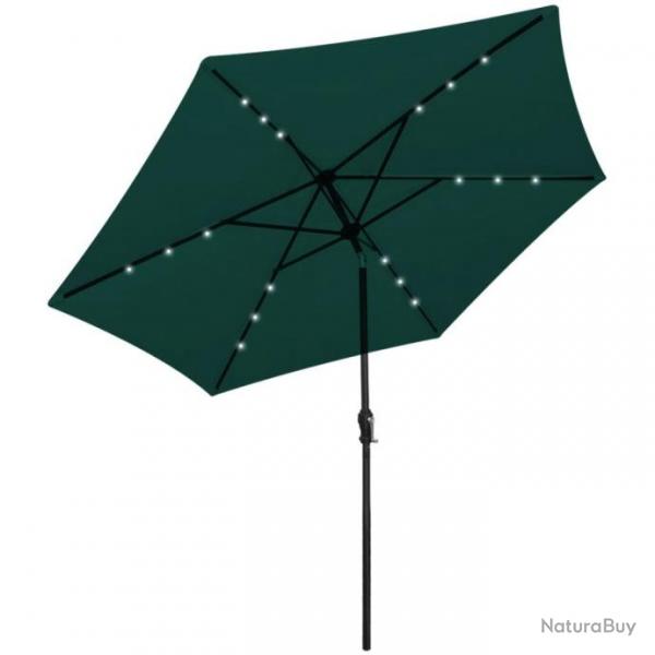 Parasol en porte--faux 3 m Vert 42203