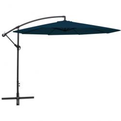 Parasol en porte-à-faux 3,5 m Bleu 42198