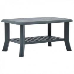 Table basse Vert 90 x 60 x 46 cm Plastique 48794