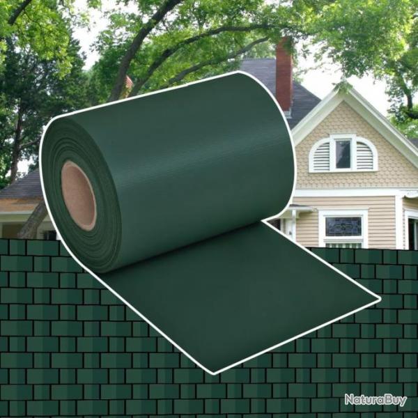 cran d'intimit de jardin PVC 70 x 0,19 m Vert 41618