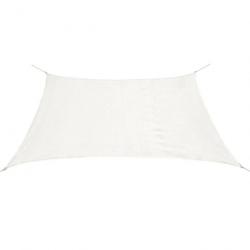 Voile de parasol PEHD Carré 2 x 2 m Blanc 43014