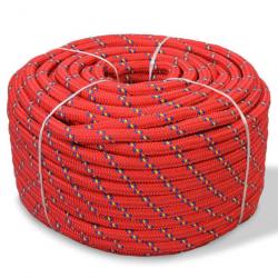 Corde de bateau Polypropylène 8 mm 100 m Rouge 91290