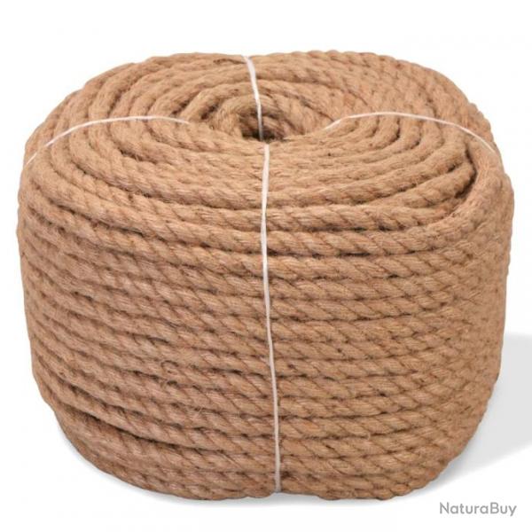 Corde 100 % jute 12 mm 100 m 91274