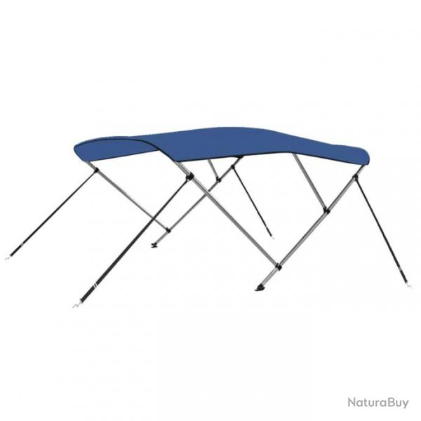 Auvent bimini  3 arceaux Bleu 183x196x137 cm 92366