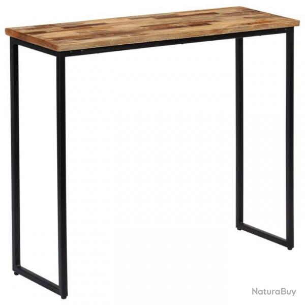Table console Teck recycl massif 90 x 30 x 76 cm 245418