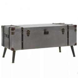 Table basse MDF et aluminium 102 x 51 x 47,5 cm 245759