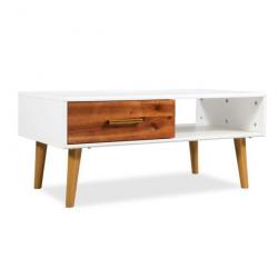 Table basse Bois d'acacia massif 90 x 50 x 40 cm 245736