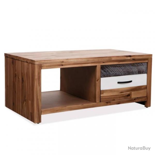 Table basse Bois d'acacia massif 90 x 50 x 37,5 cm 246043