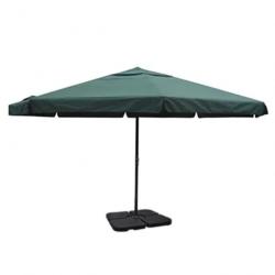 Parasol vert en aluminium avec base mobile 271717