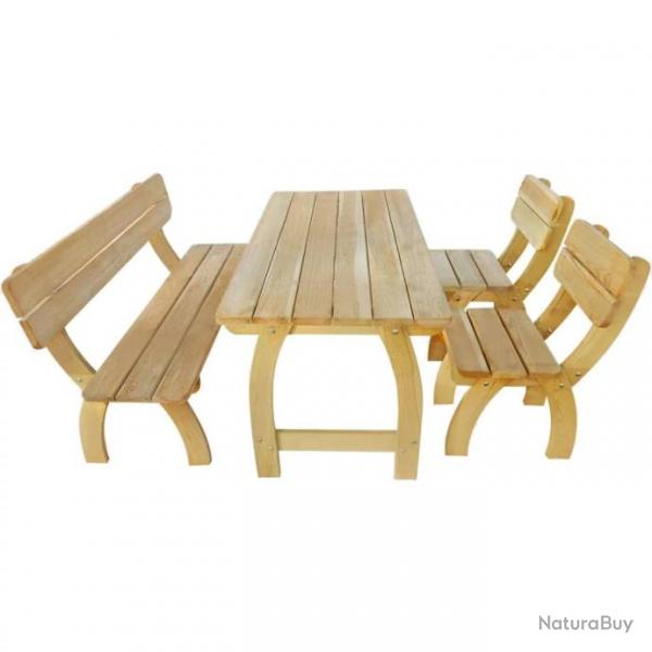 Meuble salle  manger d'extrieur 4 pcs Bois de pin imprgn 273753