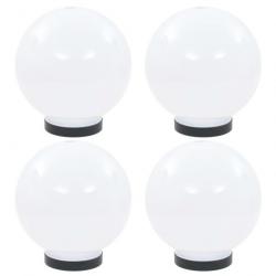 Lampes à LED sous forme de boule 4 pcs Sphérique 20 cm PMMA 277141