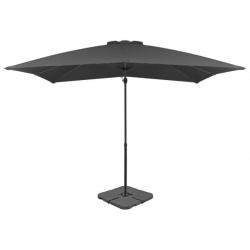 Parasol avec base portable Anthracite 276329