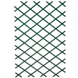 Treillis de jardin 2 pcs 100 x 200 cm PVC Vert 276936