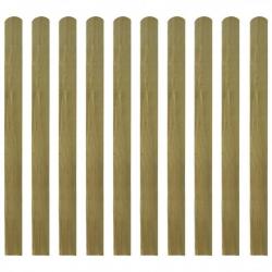 Lattes imprégnées de clôture 30 pcs Bois 120 cm 276471