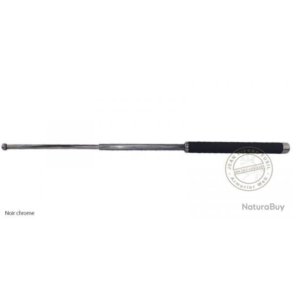 Scorpion Security - Matraque tlescopique acier avec poigne mousse Noir 66 cm