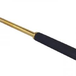Scorpion Security - Matraque télescopique acier avec poignée mousse Doré 50 cm