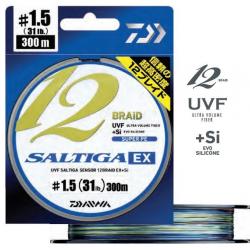 Saltiga 300 M 12 Braid EX Multicolore Daiwa 45/100 #8 53,4 kg 118 lb