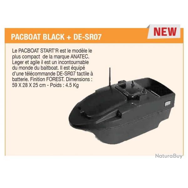 Pacboat Black + DE-SR07 Bateau Amorceur Anatec