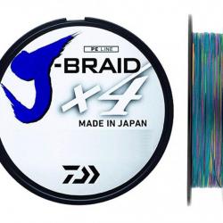 J-Braid X 4 135 M Multicolore Tresse Daiwa Ø 13/100 / # PE 1.0 / 5.90 Kg / 13 Lb