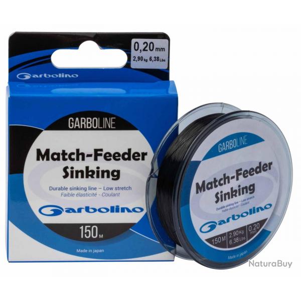 Garboline Match & Feeder Coulant 150 M Garbolino  0.234 / 3.68 Kg / 8.11 Lbs