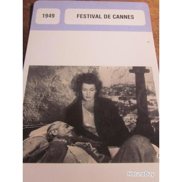 fiche cinema  festival de cannes  1949