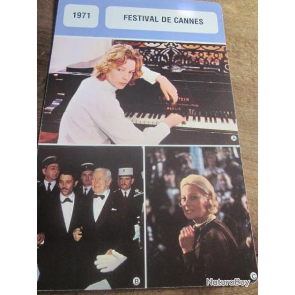 fiche cinema  festival de cannes  1971