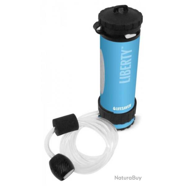Bouteille purificateur d'eau Liberty LifeSaver | 400 Ml | Filtre jusqu' 2000 litres d'eau.