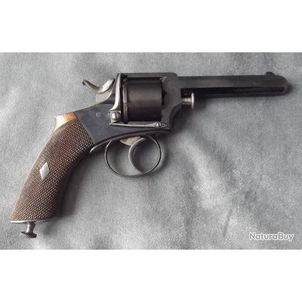 Rare revolver pr R.I.C Webley solide frame calibre 380 centrale